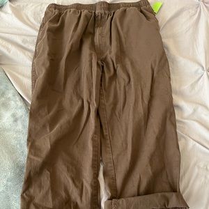 Brown Baggy Cargo Pants